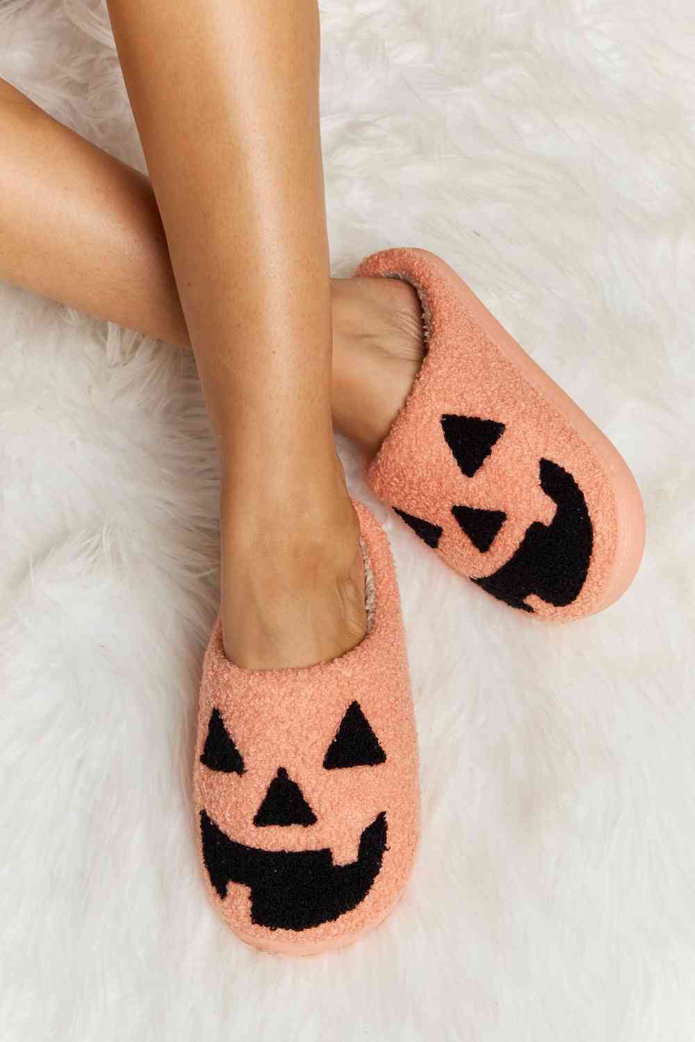 Melody Printed Plush Slide Slippers